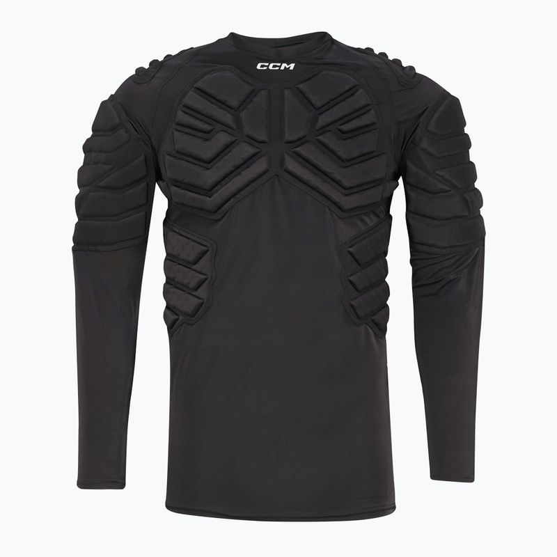 CCM Ribano SR Herren Hockey Longsleeve mit Protektoren schwarz