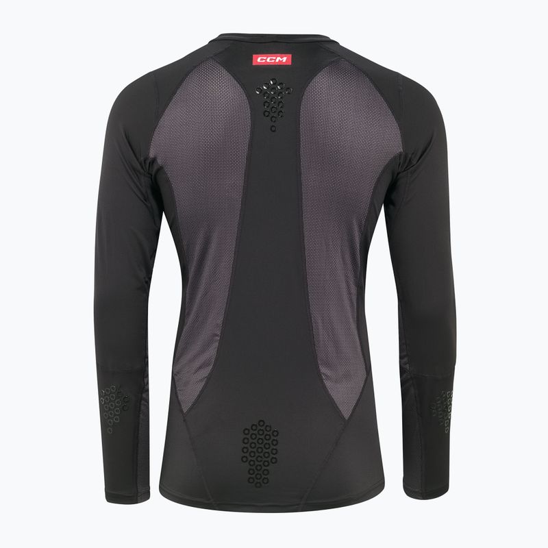 CCM Ribano SR Hockey-Langarmshirt für Herren schwarz 2