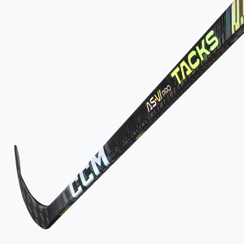 CCM Tacks As-VI Pro JR Hockeyschläger für Kinder schwarz 3