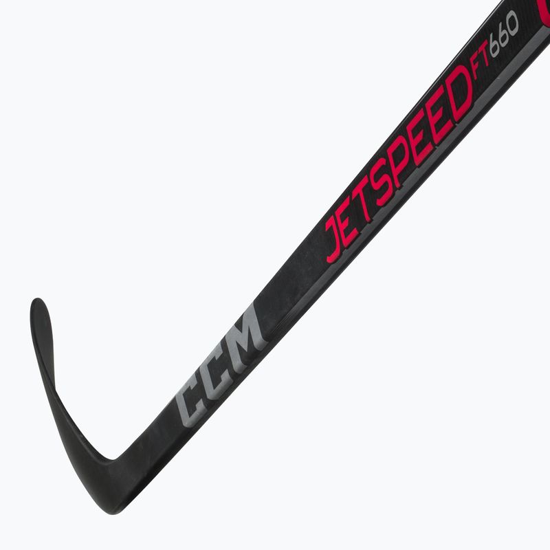 CCM JetSpeed Kinder-Hockeyschläger FT660 YTH schwarz 3