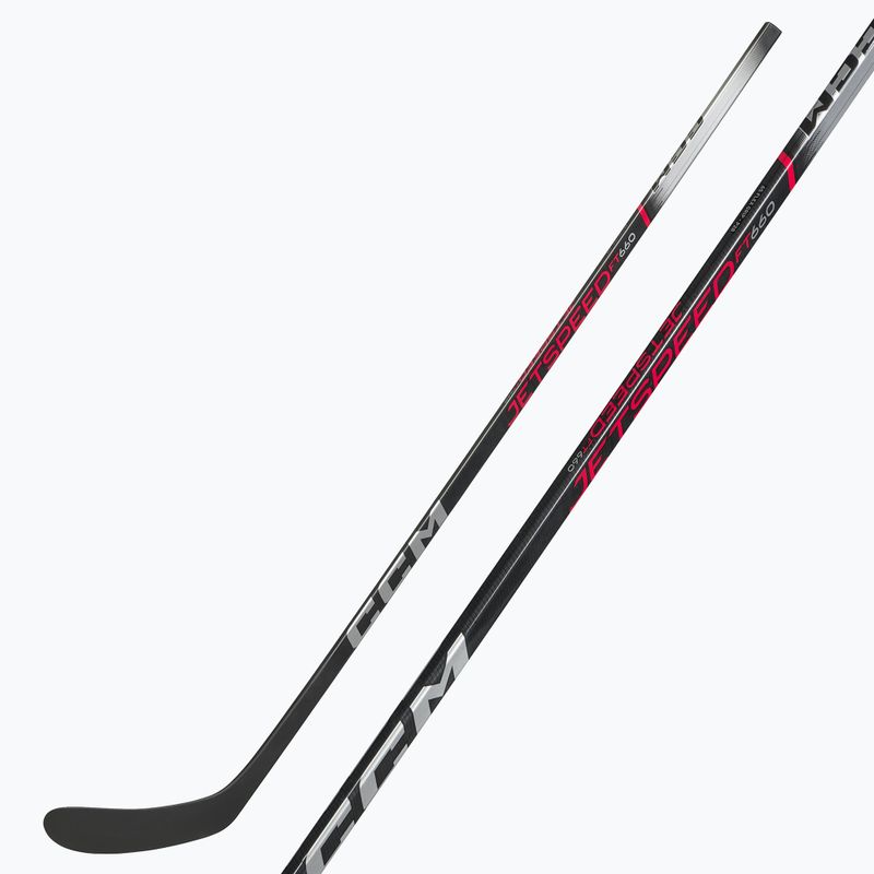 CCM JetSpeed Kinder-Hockeyschläger FT660 YTH schwarz 6