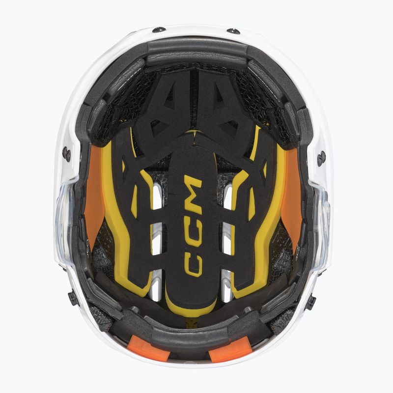 CCM Tacks 720 weißer Eishockeyhelm 5