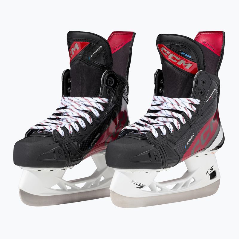 CCM Herren Eishockey Schlittschuhe JetSpeed FT6 SR schwarz 4