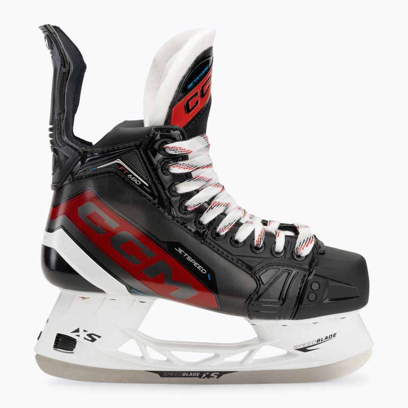 CCM Herren Eishockey Schlittschuhe JetSpeed FT680 SR schwarz 2