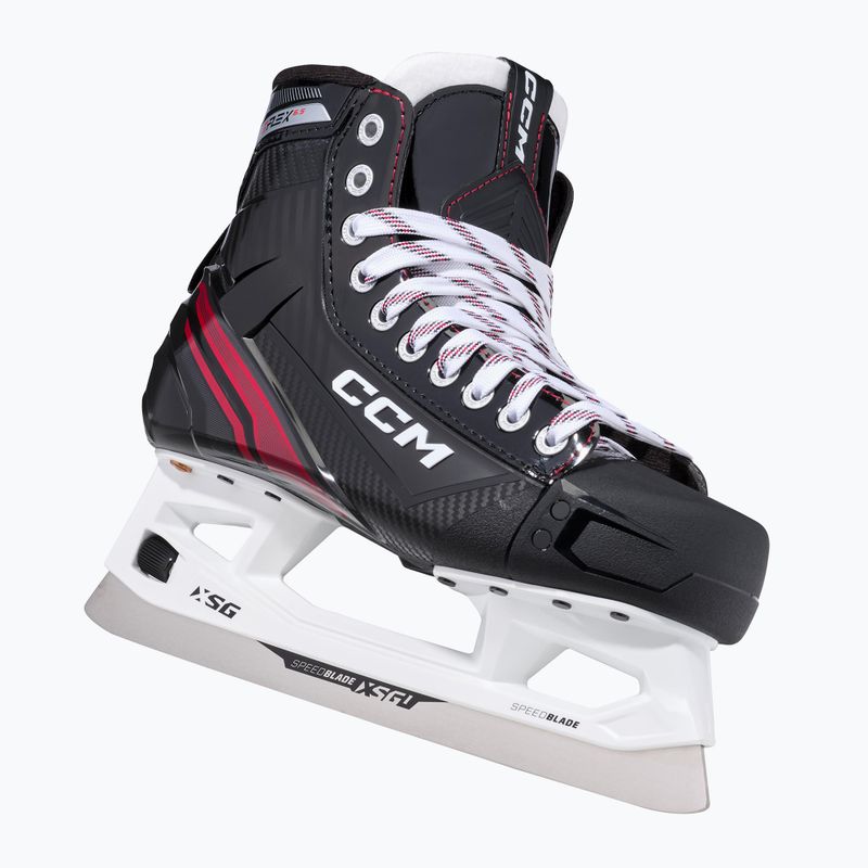 CCM Herren Goalie Hockey Schlittschuhe EFlex 6.5 SR schwarz 2