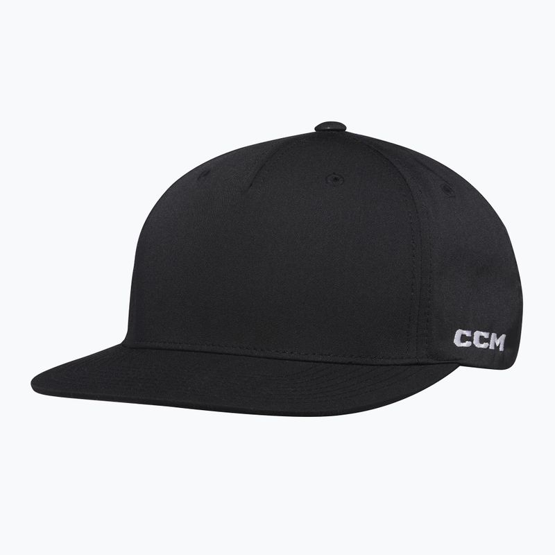 CCM Team Flatbrim Snapback SR Kappe schwarz 2
