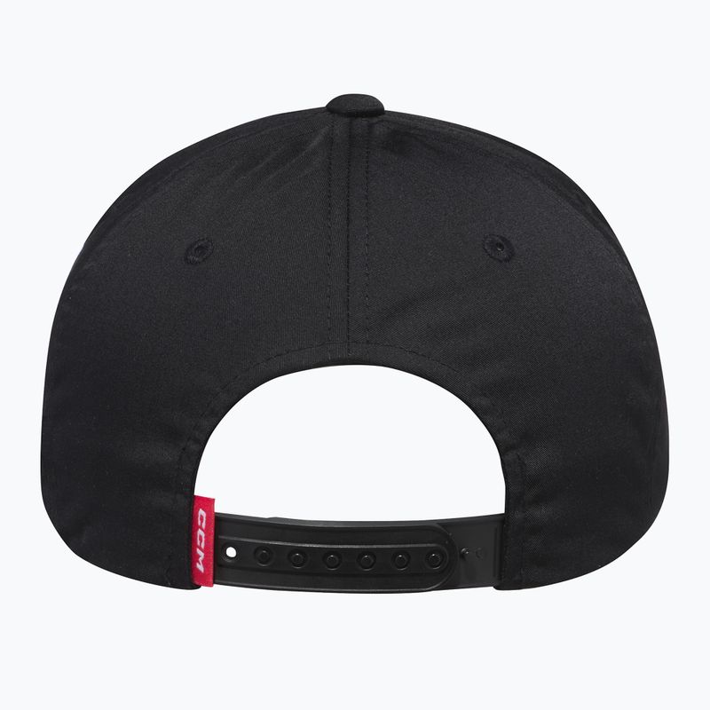 CCM Team Flatbrim Snapback SR Kappe schwarz 3
