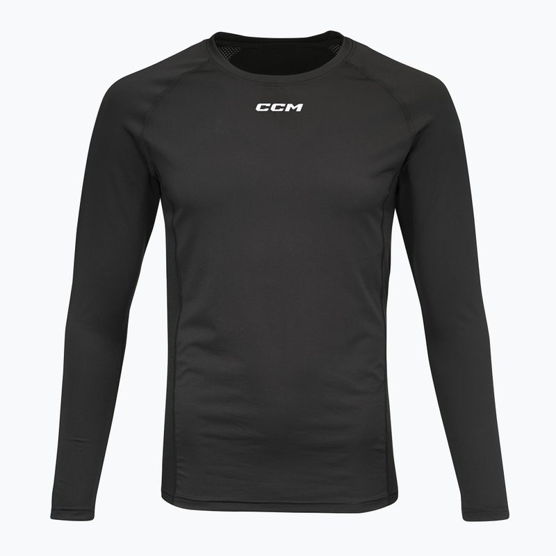 CCM Ribano Performance SR Herren-Langarmshirt schwarz    Neu
