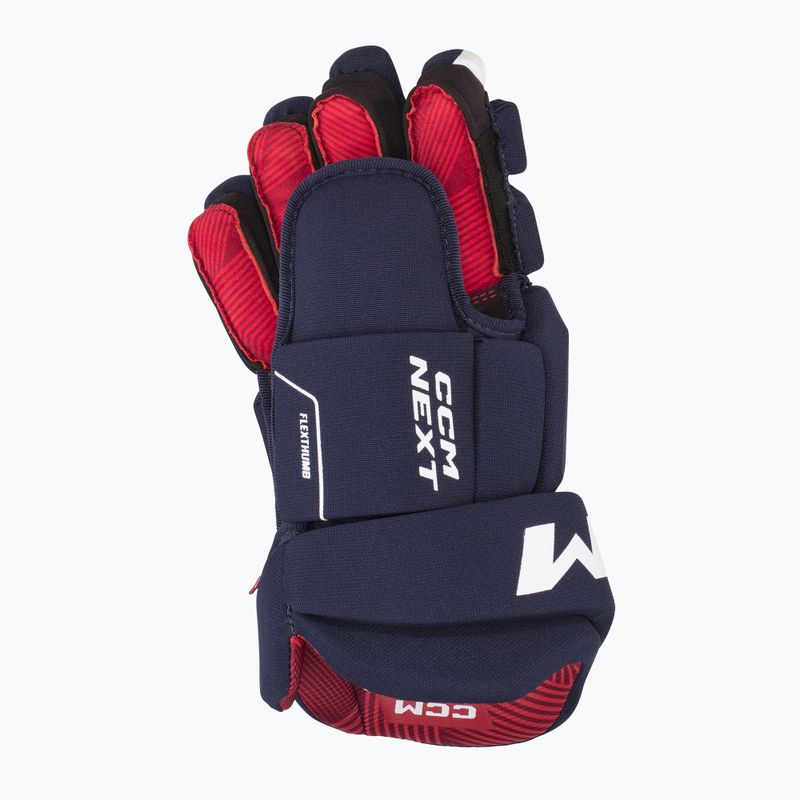 CCM Next SR Hockeyhandschuhe navy/weiß 3