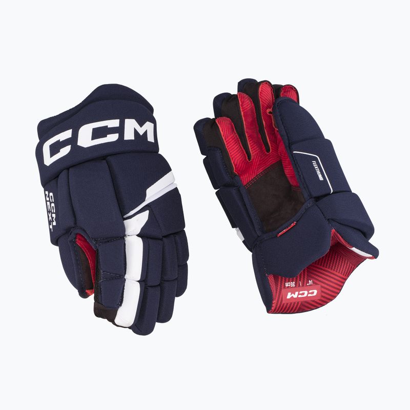 Hockeyhandschuhe Kinder CCM Next JR navy/white 2