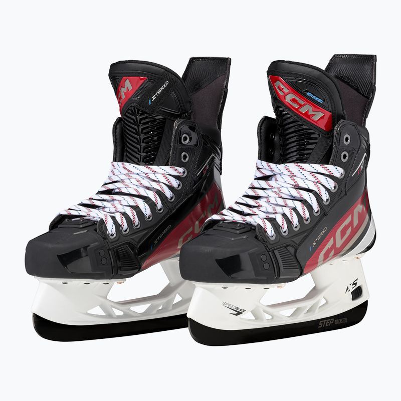 CCM Herren Eishockey Schlittschuhe JetSpeed FT6 Pro SR schwarz 4