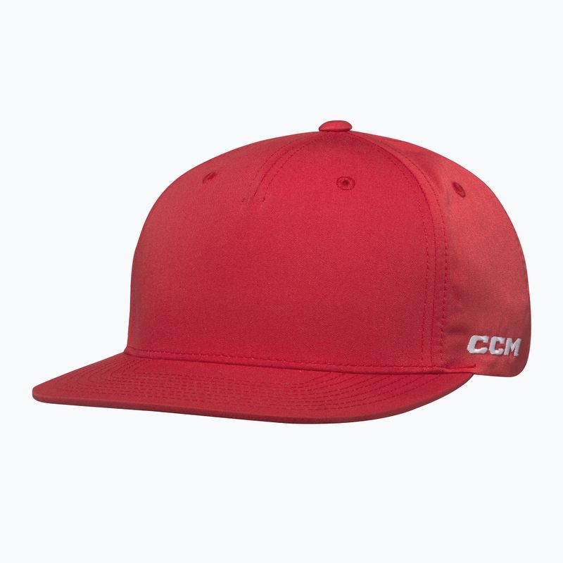 CCM Team Flatbrim Snapback SR Kappe rot 2