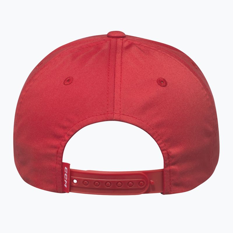 CCM Team Flatbrim Snapback SR Kappe rot