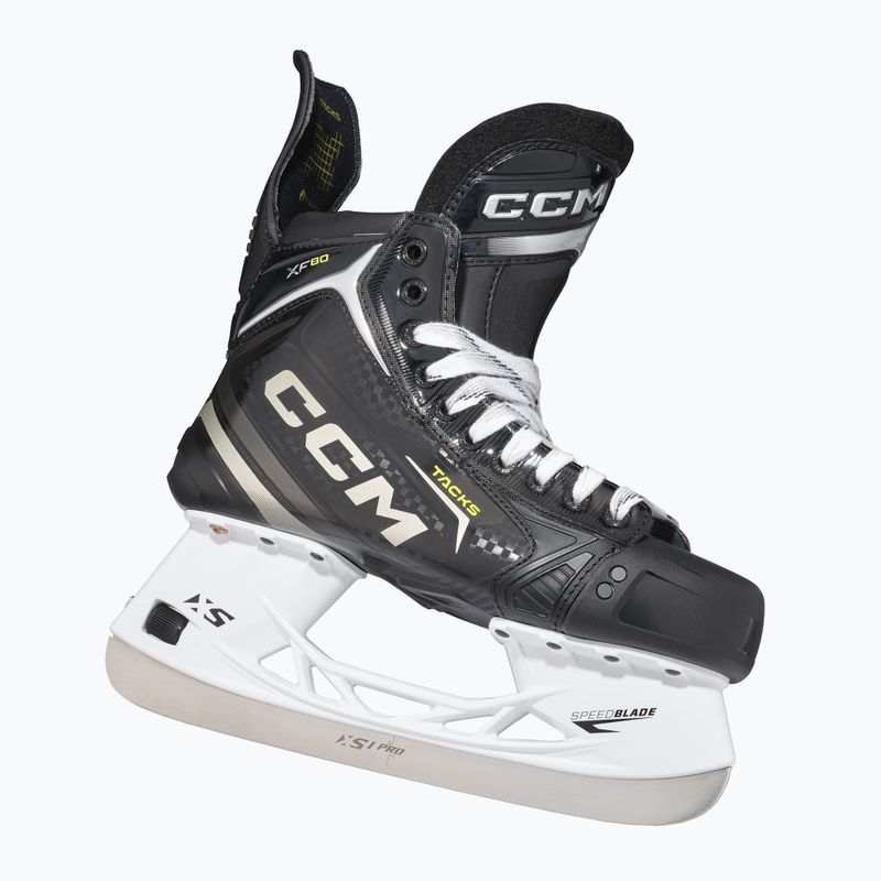 Herren Eishockey Schlittschuhe CCM Tacks XF80 SR Wide schwarz 6