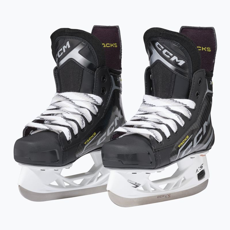 Kinder Eishockey Schlittschuhe CCM Tacks XF70 JR schwarz 2