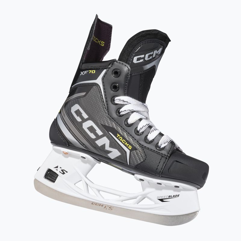 Kinder Eishockey Schlittschuhe CCM Tacks XF70 JR schwarz 6