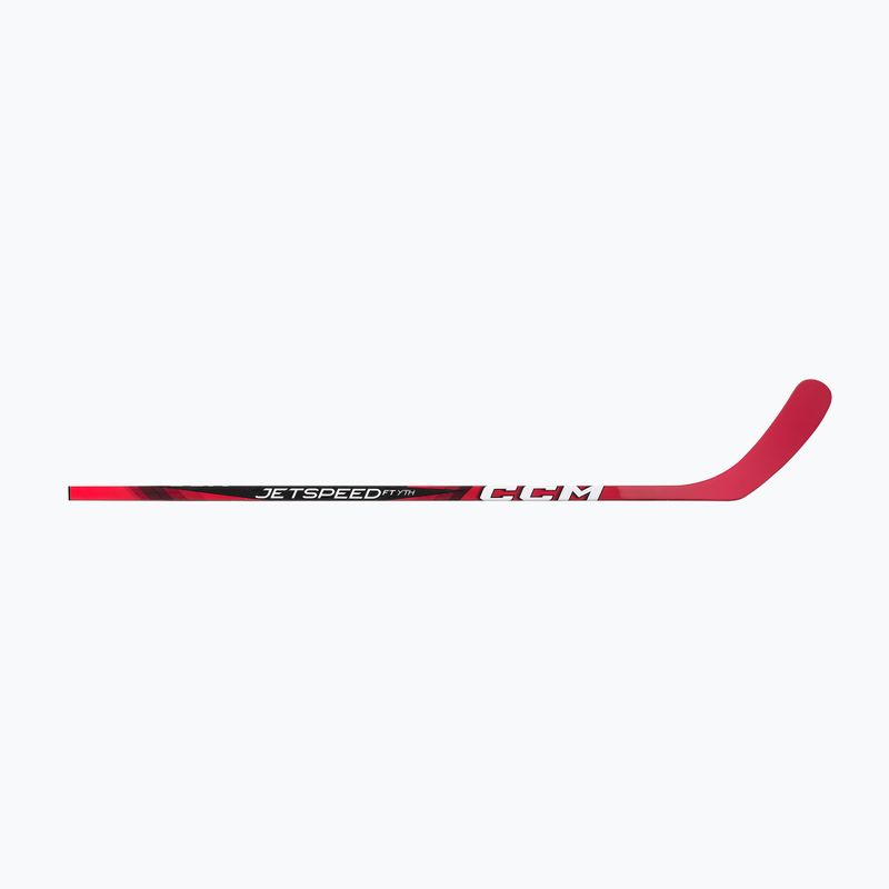 Kinder-Eishockeyschläger CCM JetSpeed FT Youth black/red 7