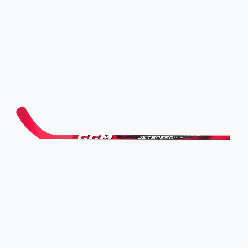 Kinder-Eishockeyschläger CCM JetSpeed FT Youth black/red 8