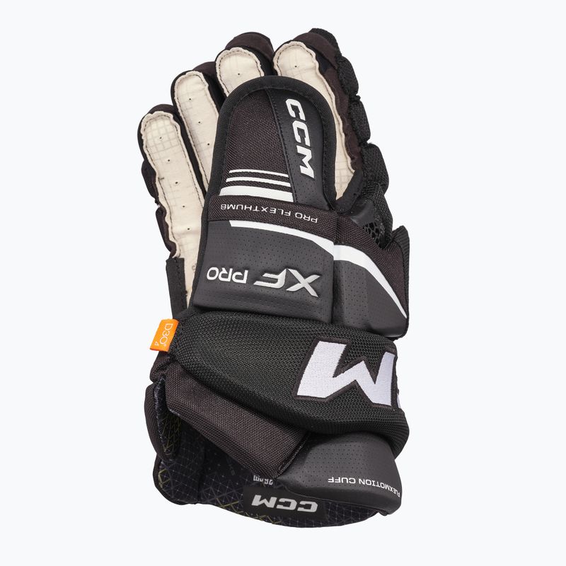 CCM Tacks XF Pro SR Hockeyhandschuhe schwarz/weiß 3