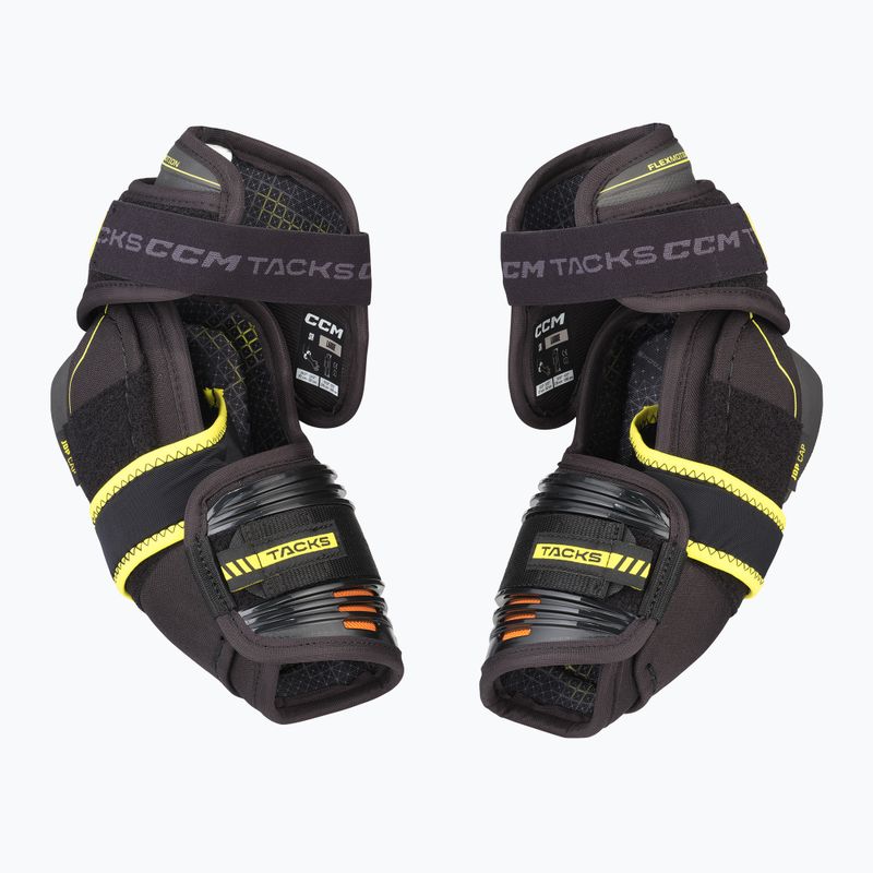 CCM Tacks XF SR Eishockey Ellenbogenschoner schwarz 2