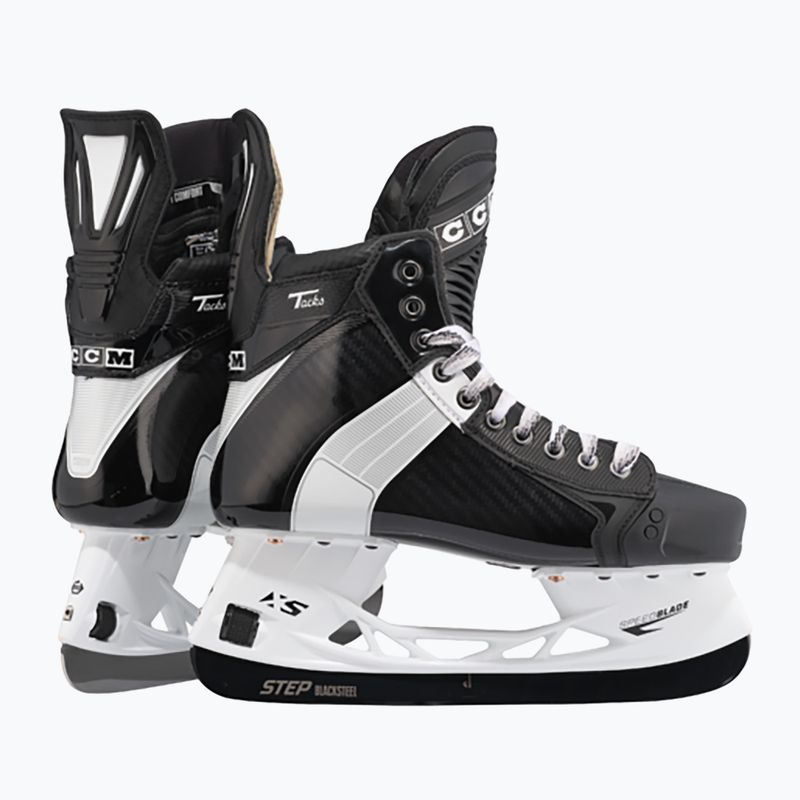 CCM Retro Tacks Herren Hockey Schlittschuhe 652 Pro SR schwarz