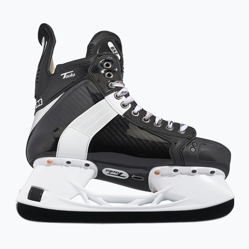 CCM Retro Tacks Herren Hockey Schlittschuhe 652 Pro SR schwarz 5