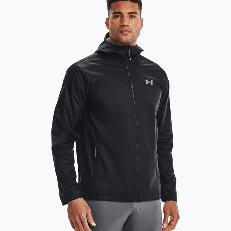 Trainingsjacke Herren Under Armour Forefront Rain 1 schwarz 1321439