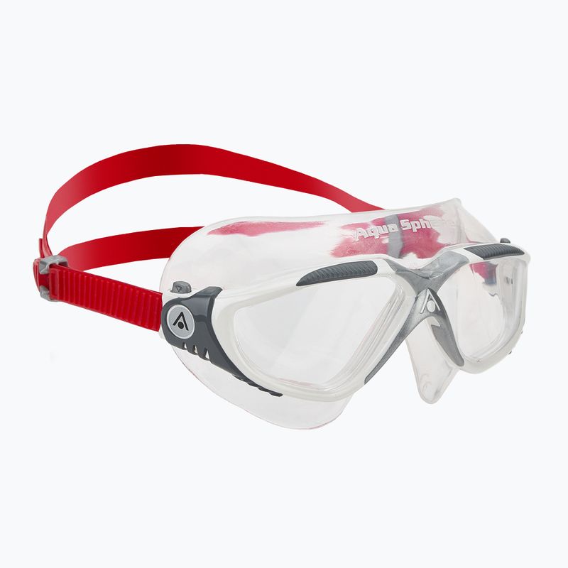 Schwimmmaske Aquasphere Vista white/red/clear
