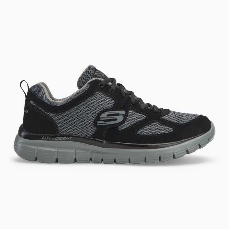 Schuhe Herren SKECHERS Burns Agoura black/gray 2