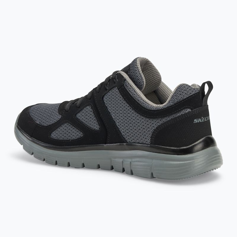 Schuhe Herren SKECHERS Burns Agoura black/gray 3
