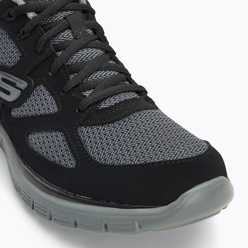 Schuhe Herren SKECHERS Burns Agoura black/gray 7
