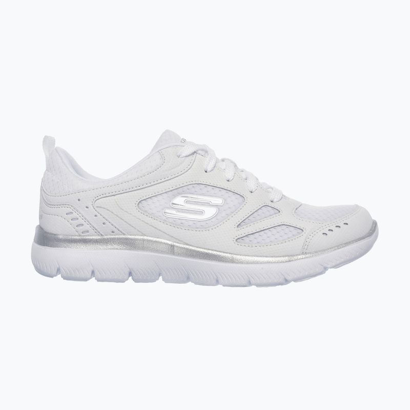 Damen Trainingsschuhe SKECHERS Summits Suited weiß/silber 7