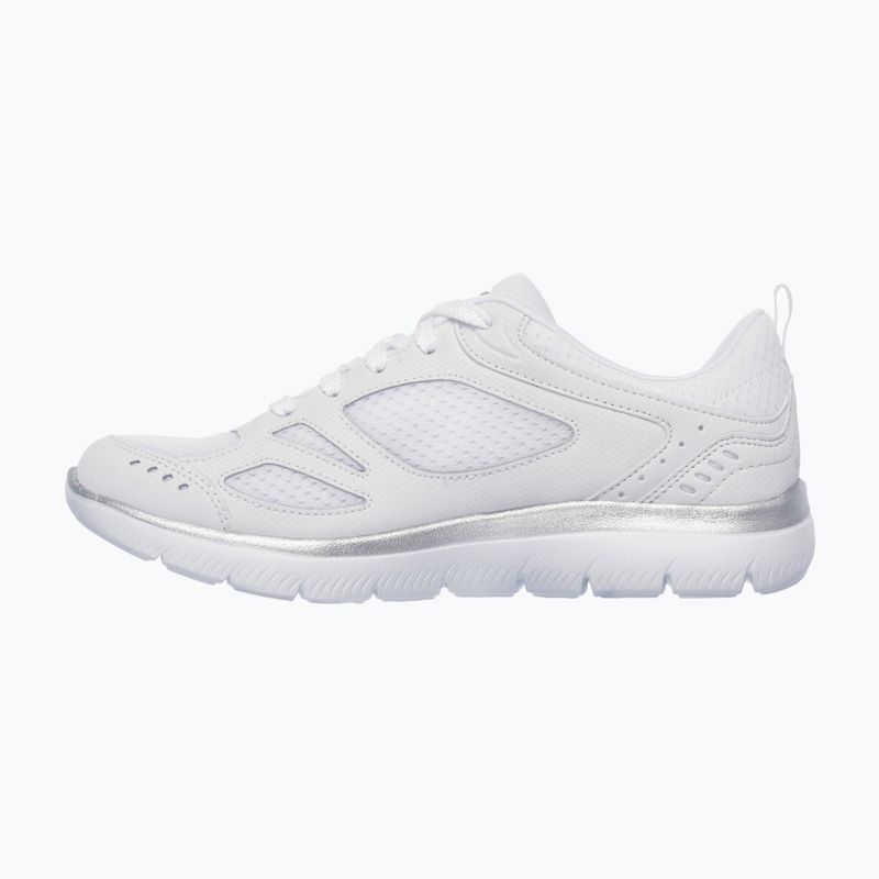 Damen Trainingsschuhe SKECHERS Summits Suited weiß/silber 8