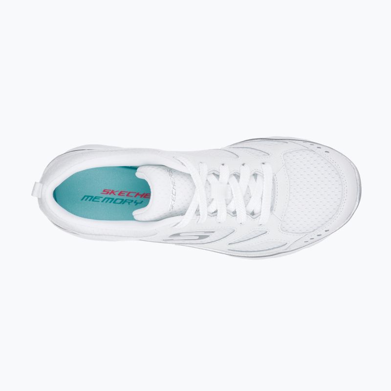 Damen Trainingsschuhe SKECHERS Summits Suited weiß/silber 10