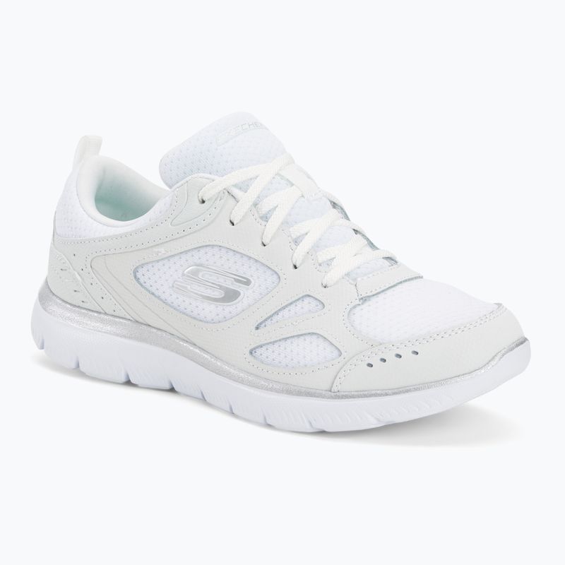 Damen Trainingsschuhe SKECHERS Summits Suited weiß/silber