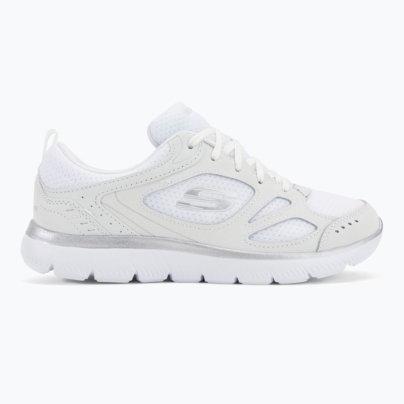 Damen Trainingsschuhe SKECHERS Summits Suited weiß/silber 2