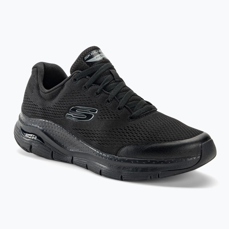 SKECHERS Herren Trainingsschuhe Arch Fit schwarz