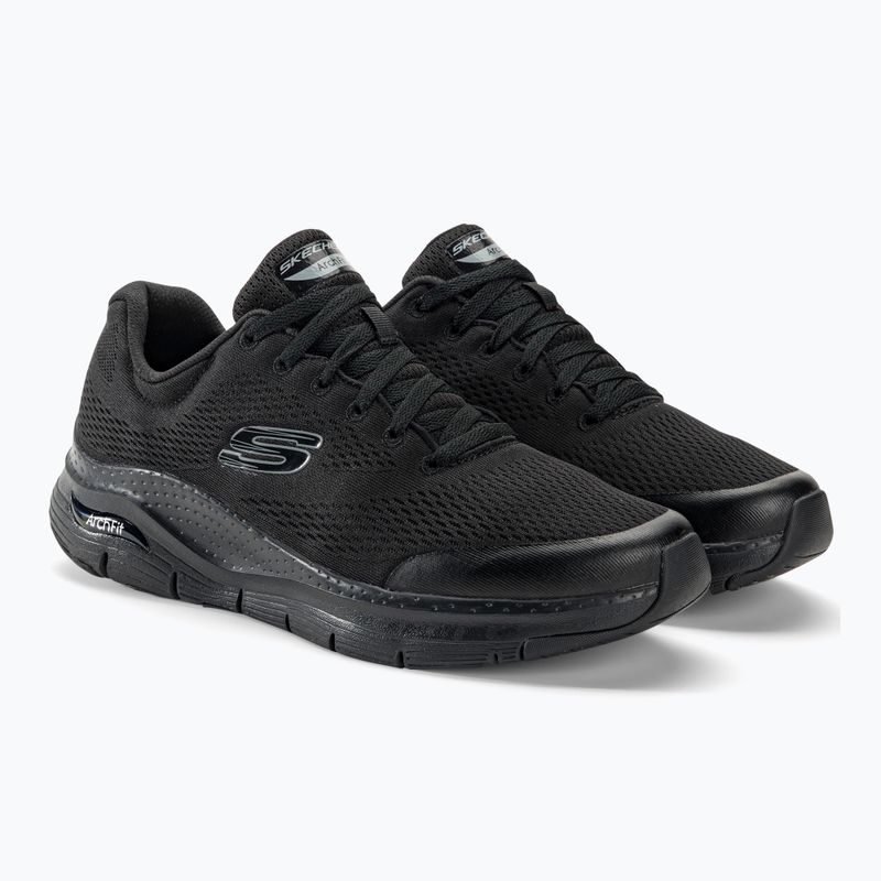 SKECHERS Herren Trainingsschuhe Arch Fit schwarz 4
