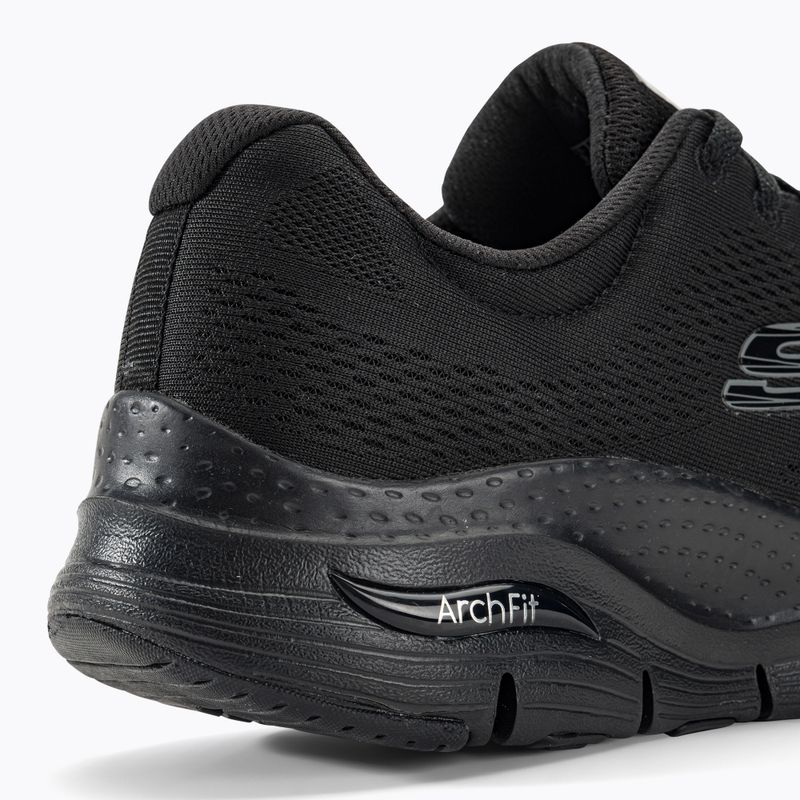 SKECHERS Herren Trainingsschuhe Arch Fit schwarz 9