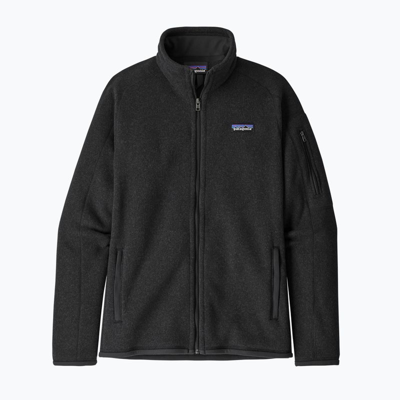 Damen Patagonia Better Sweater Fleece-Trekking-Sweatshirt schwarz 4