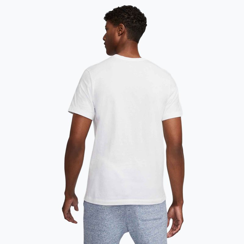 Herren Nike Sportswear Club T-Shirt weiß/schwarz/universitätsrot 3