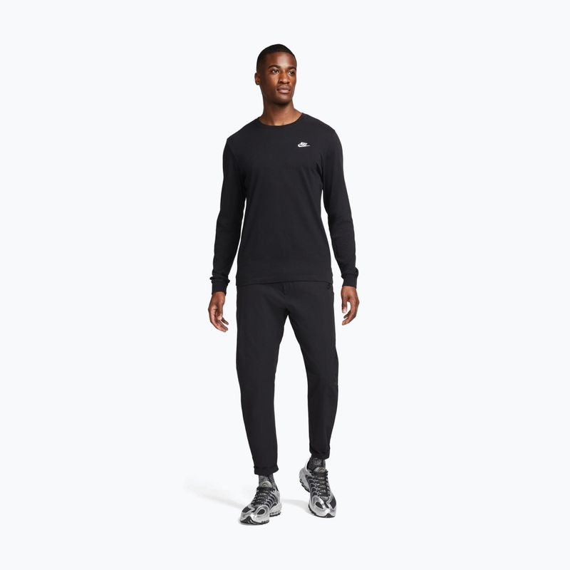 Herren-Langarmshirt Nike Sportswear Club black/white 2