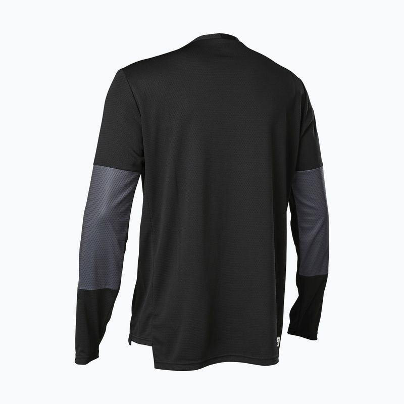 Herren FOX Defend LS Jersey Foxhead Radtrikot schwarz 28988 2