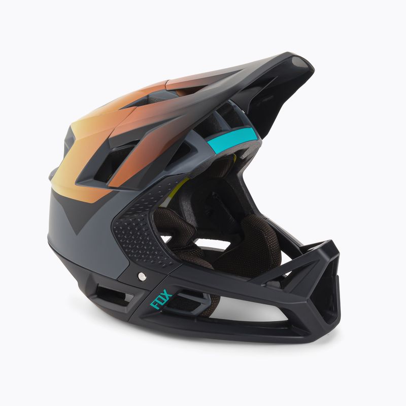 FOX Proframe Graphic 2 Fahrradhelm schwarz und orange 29598
