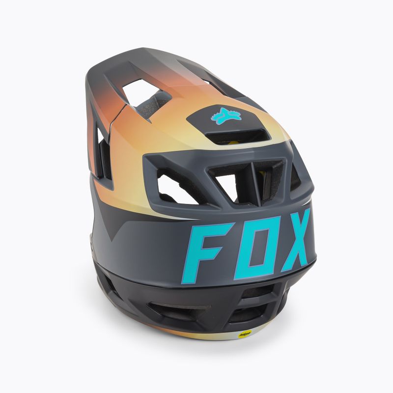 FOX Proframe Graphic 2 Fahrradhelm schwarz und orange 29598 3