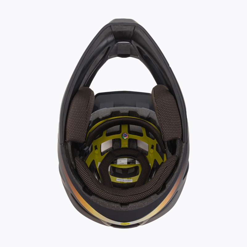 FOX Proframe Graphic 2 Fahrradhelm schwarz und orange 29598 6