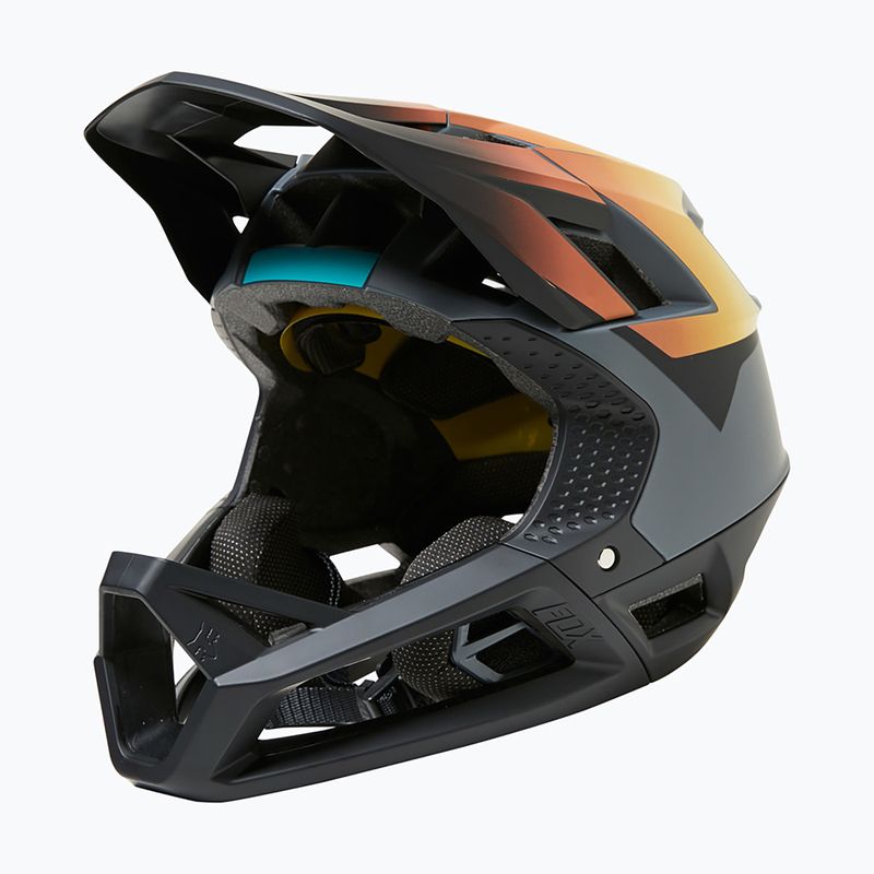FOX Proframe Graphic 2 Fahrradhelm schwarz und orange 29598 9