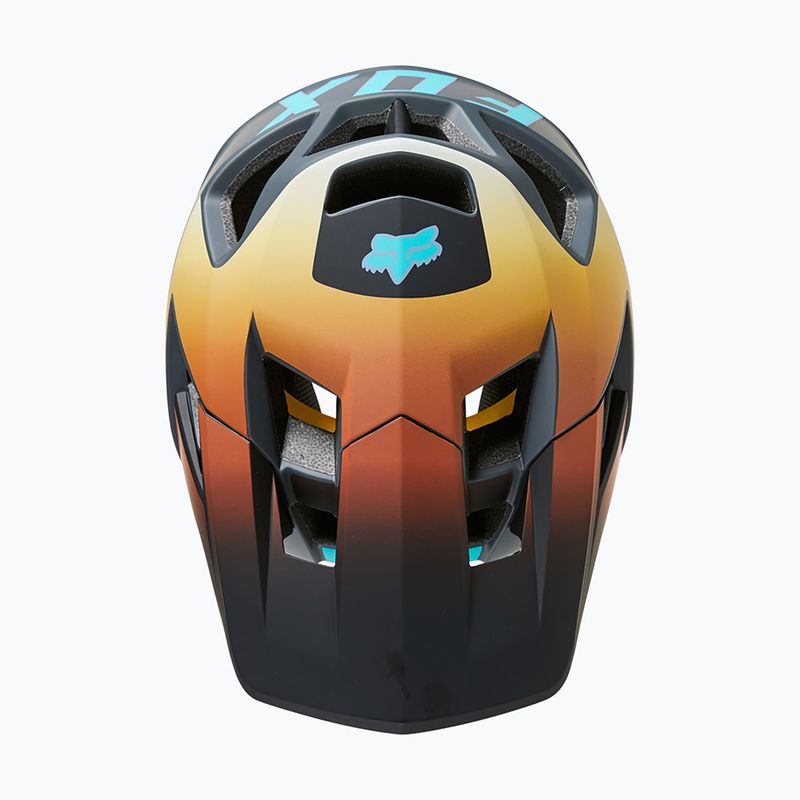 FOX Proframe Graphic 2 Fahrradhelm schwarz und orange 29598 11