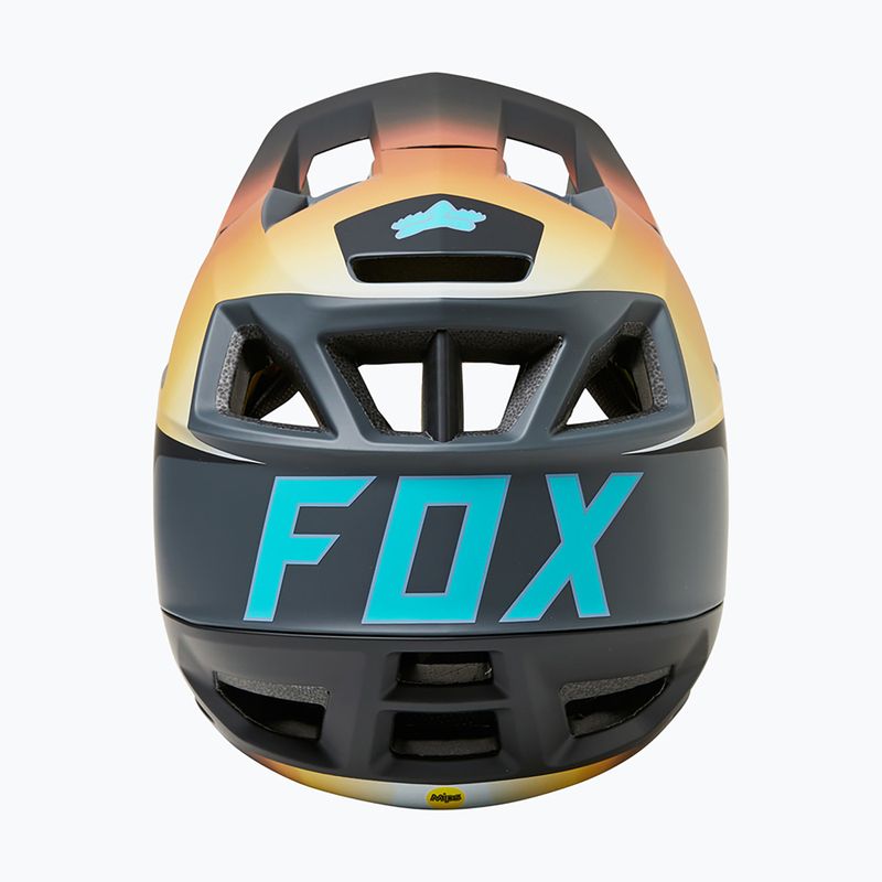 FOX Proframe Graphic 2 Fahrradhelm schwarz und orange 29598 12