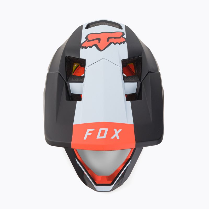 FOX Proframe Blocked Fahrradhelm schwarz-orange 29398 4
